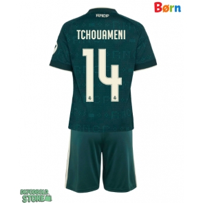 Real Madrid Aurelien Tchouameni #14 Replika Babytøj Udebanesæt Børn 2026-27 Kortærmet (+ Korte bukser)